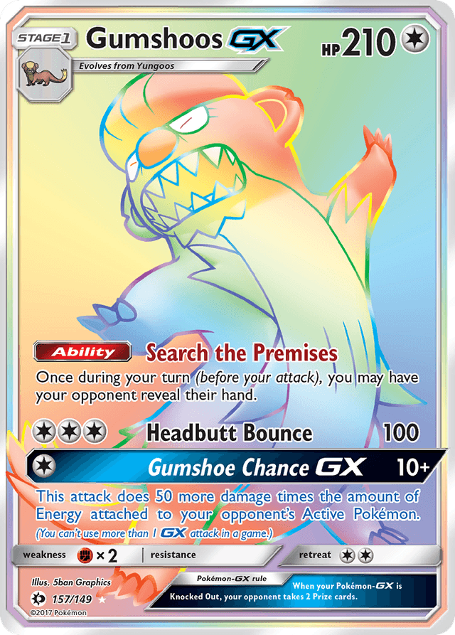 Gumshoos-GX — Sun & Moon #157