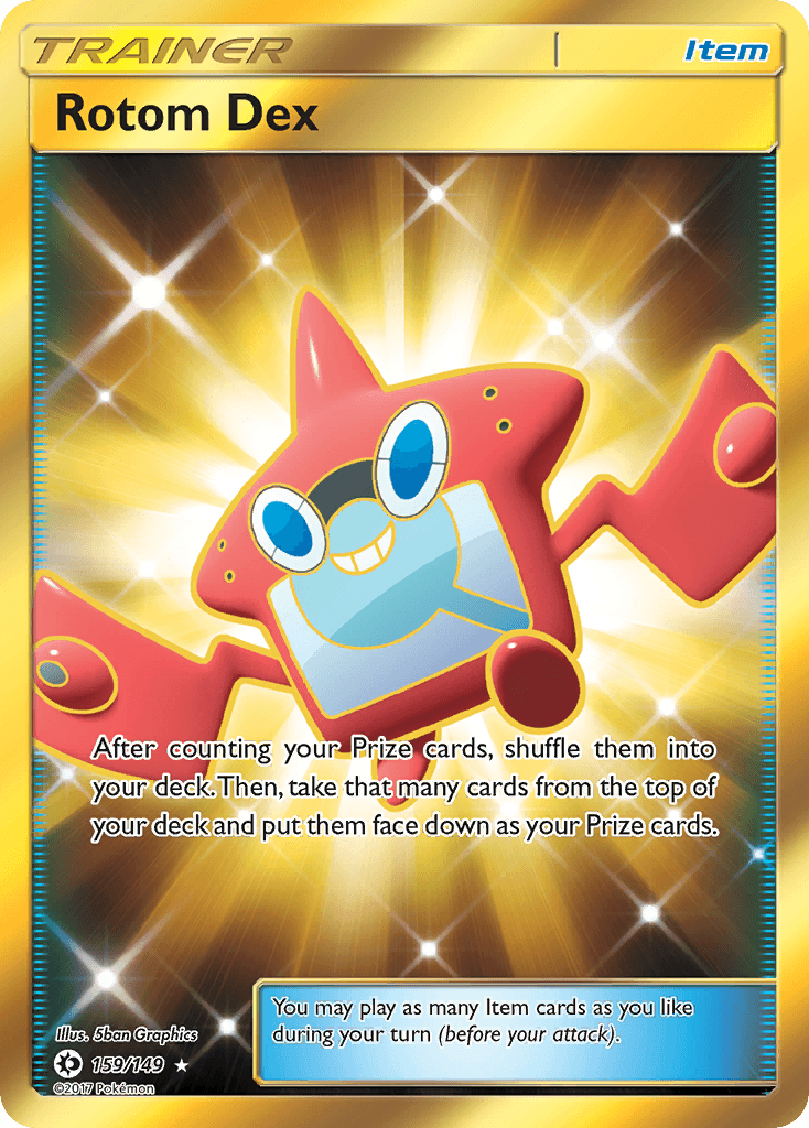 Rotom Dex — Sun & Moon #159