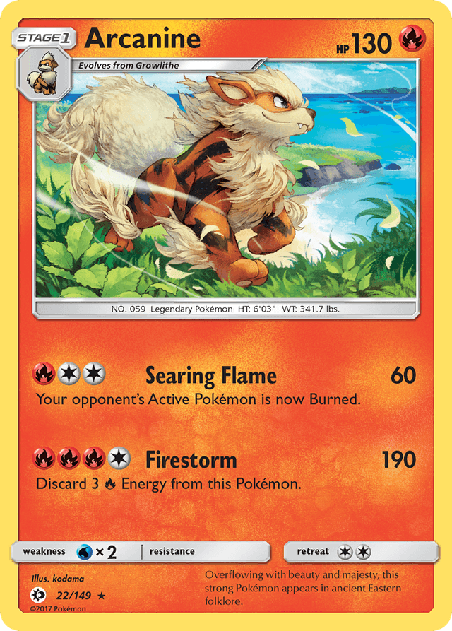 Arcanine — Sun & Moon #22