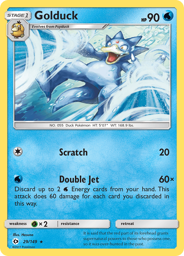 Golduck — Sun & Moon #29