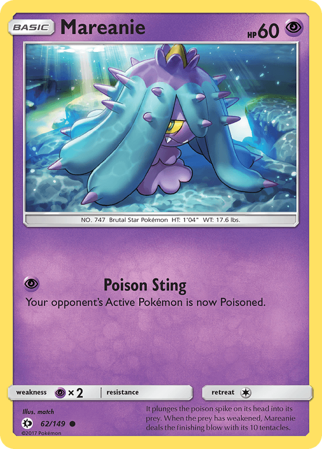 Mareanie — Sun & Moon #62