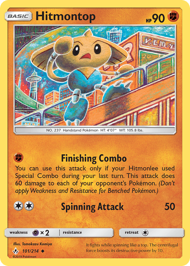 Hitmontop — Unbroken Bonds #101