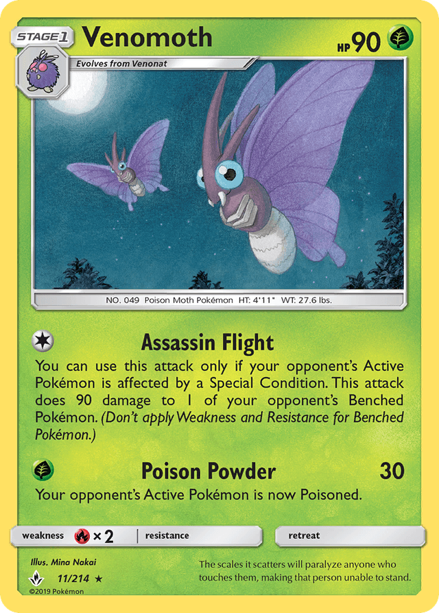 Venomoth — Unbroken Bonds #11