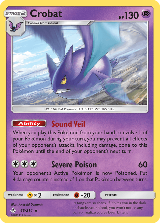 Crobat — Unbroken Bonds #66