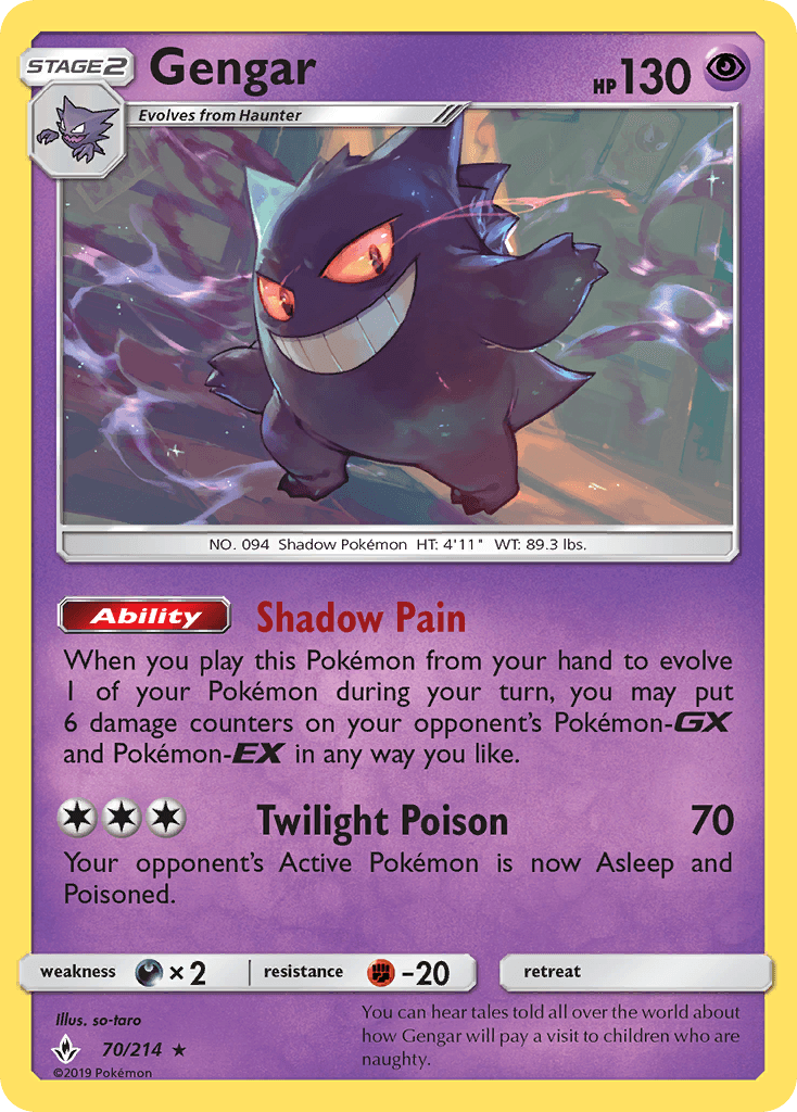 Gengar — Unbroken Bonds #70