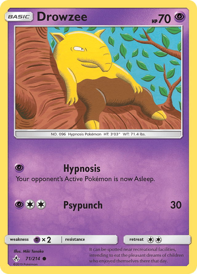 Drowzee — Unbroken Bonds #71