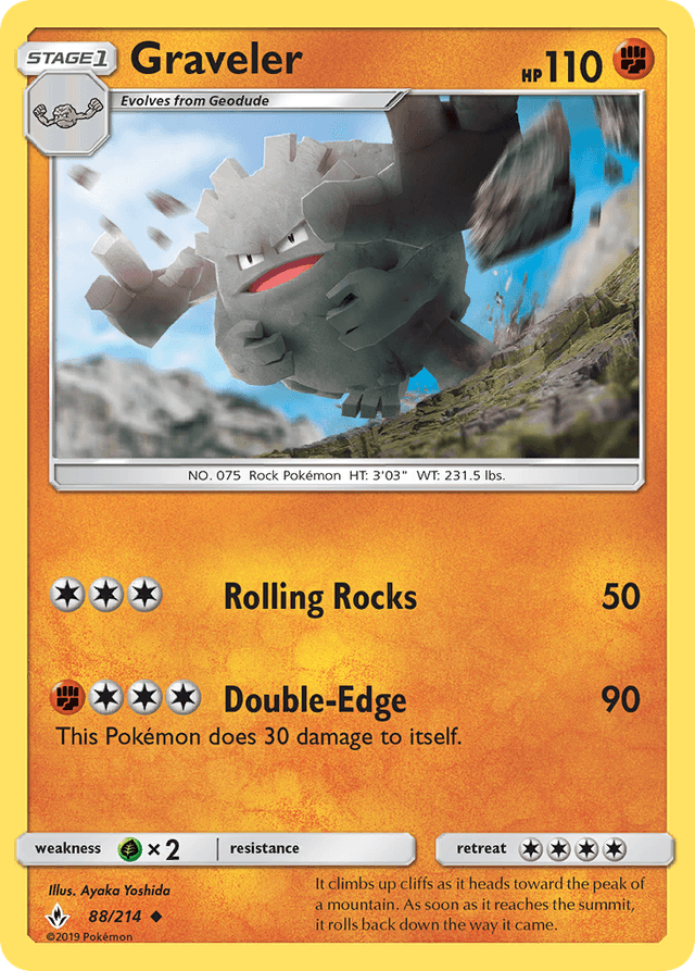 Graveler — Unbroken Bonds #88