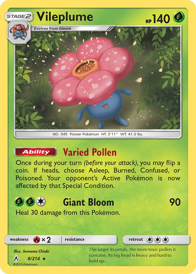Vileplume — Unbroken Bonds #8
