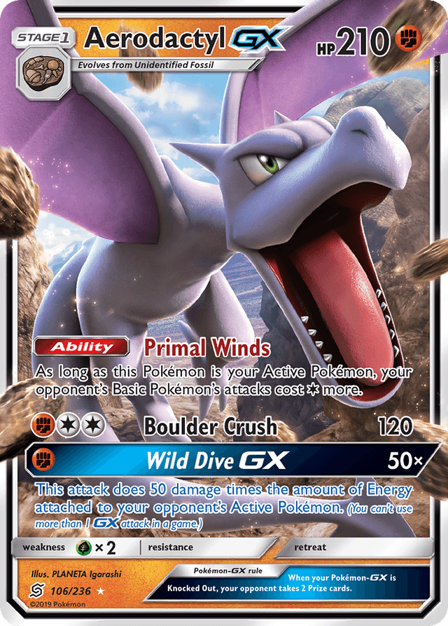 Aerodactyl-GX — Unified Minds #106