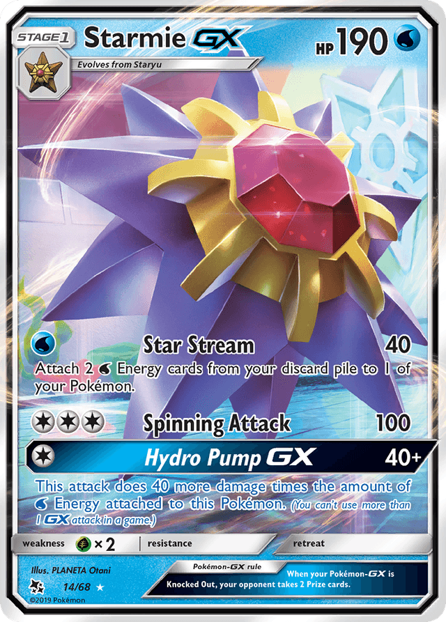 Starmie-GX — Hidden Fates #14