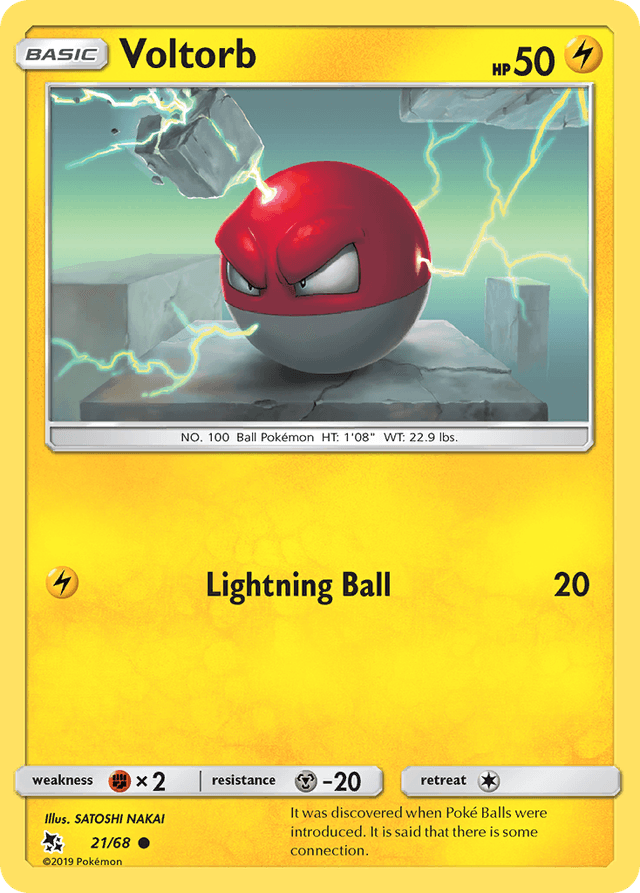 Voltorb — Hidden Fates #21