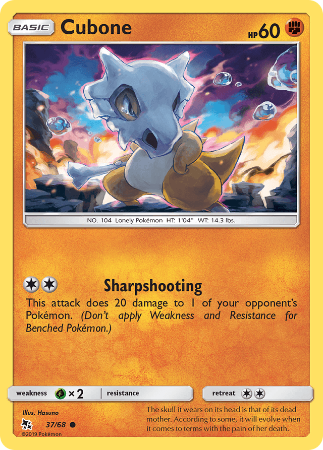 Cubone — Hidden Fates #37