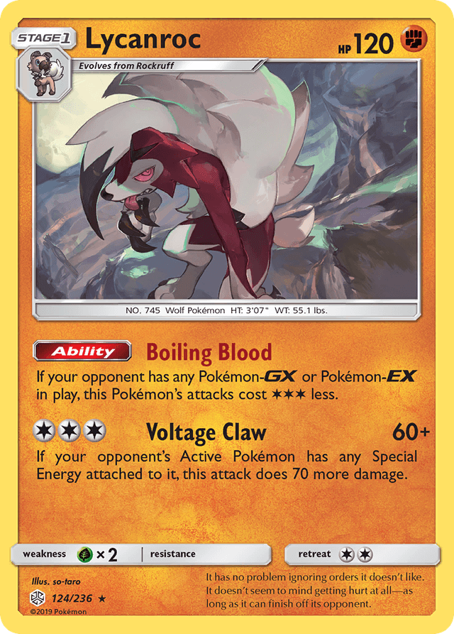 Lycanroc — Cosmic Eclipse #124