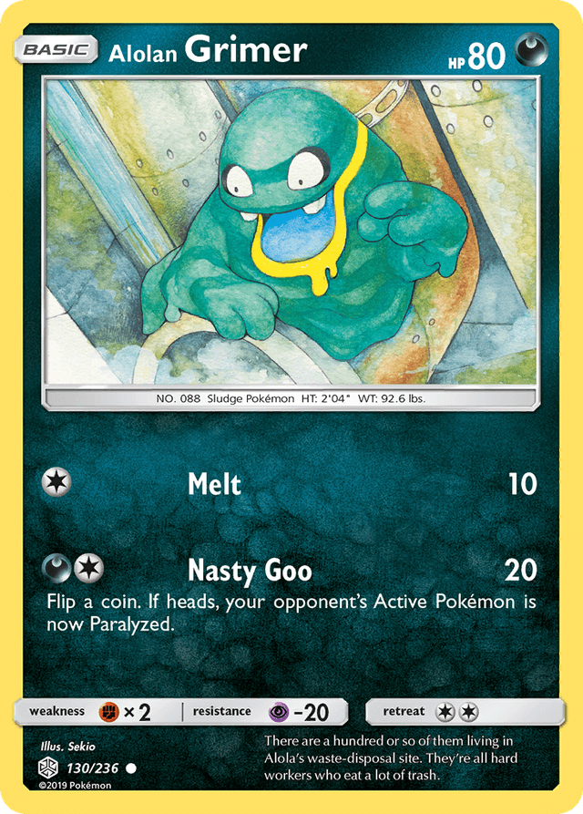 Alolan Grimer — Cosmic Eclipse #130