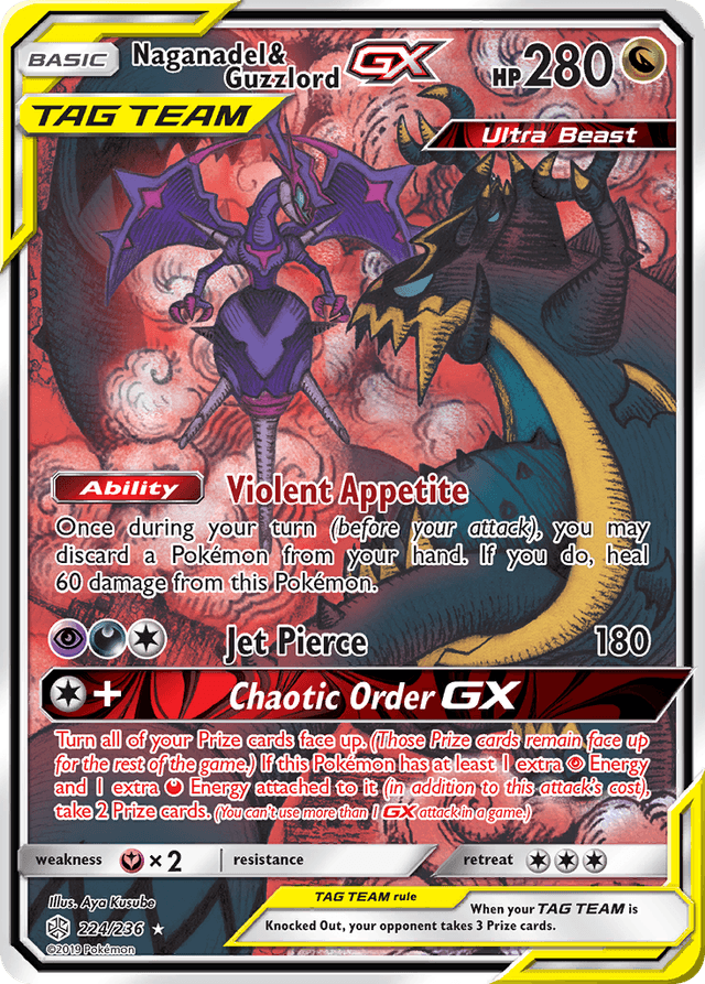 Naganadel & Guzzlord-GX — Cosmic Eclipse #224