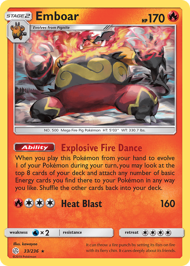 Emboar — Cosmic Eclipse #33