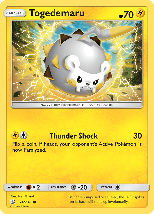 Togedemaru — Cosmic Eclipse #74