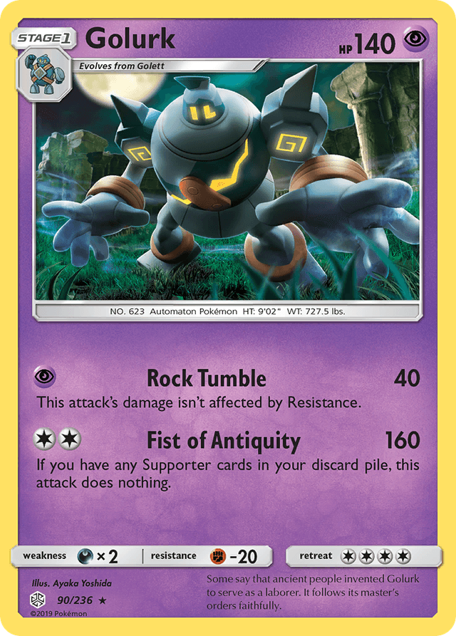 Golurk — Cosmic Eclipse #90