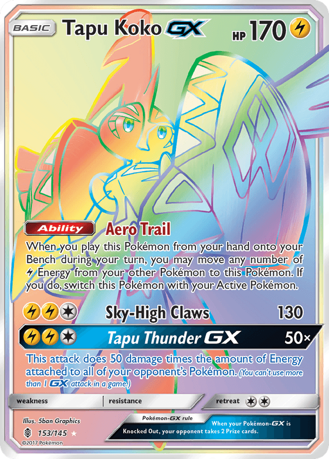 Tapu Koko-GX — Guardians Rising #153