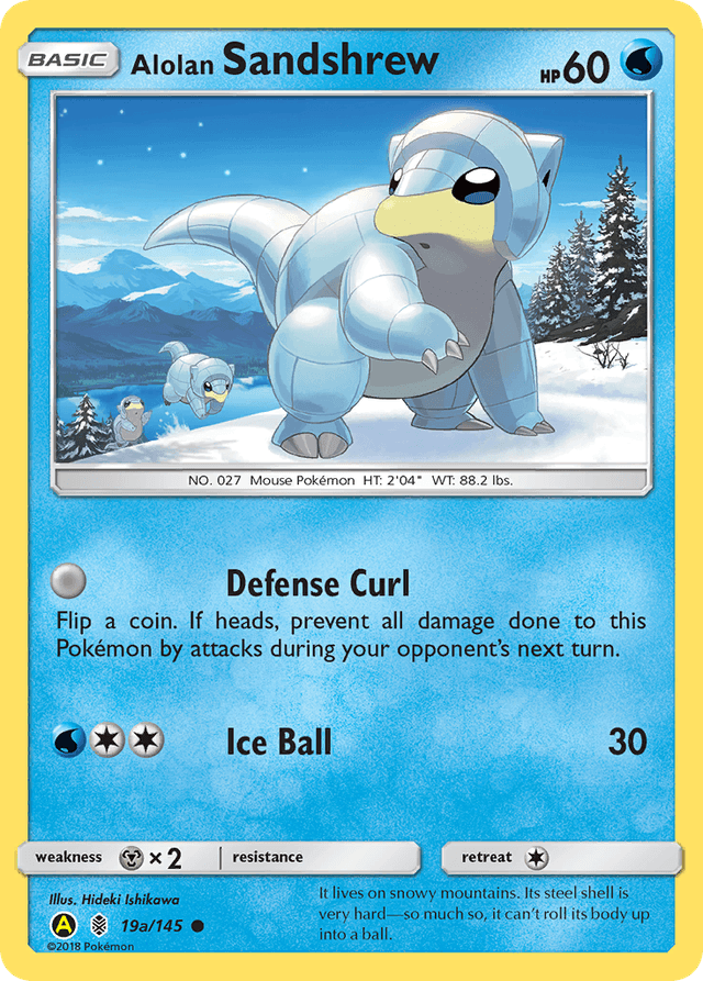 Alolan Sandshrew — Guardians Rising #19a