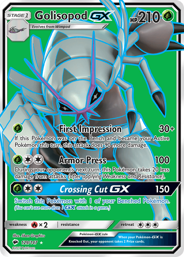 Golisopod-GX — Burning Shadows #129