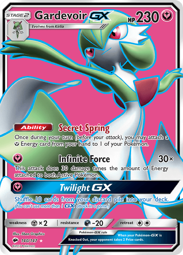 Gardevoir-GX — Burning Shadows #140
