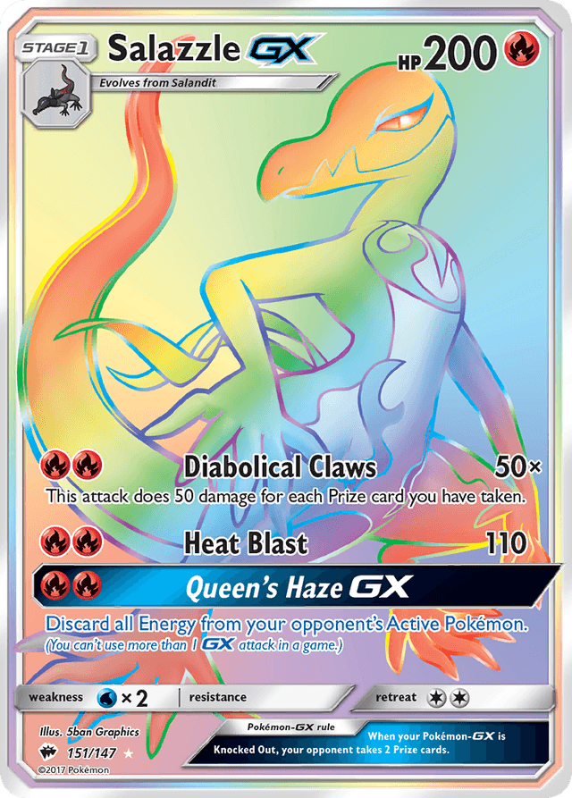 Salazzle-GX — Burning Shadows #151