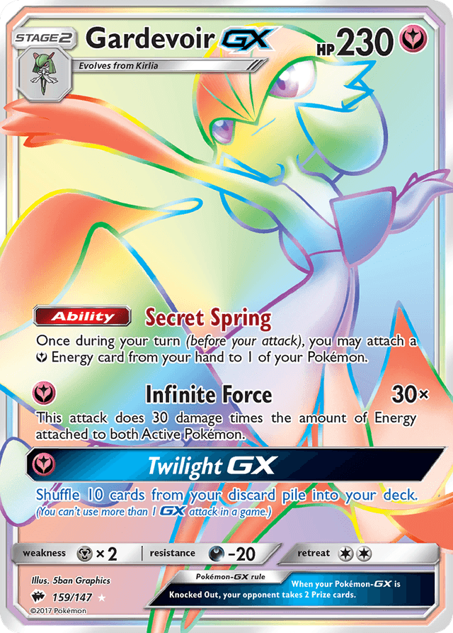 Gardevoir-GX — Burning Shadows #159