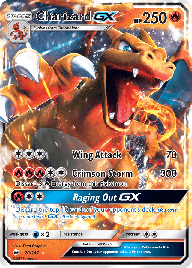 Charizard-GX — Burning Shadows #20