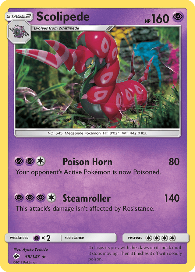 Scolipede — Burning Shadows #58