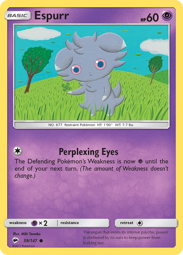 Espurr — Burning Shadows #59