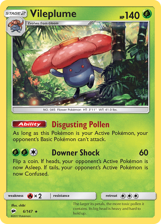 Vileplume — Burning Shadows #6