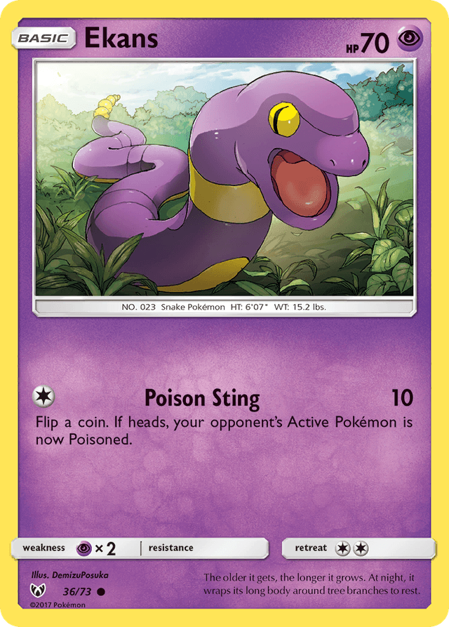 Ekans — Shining Legends #36