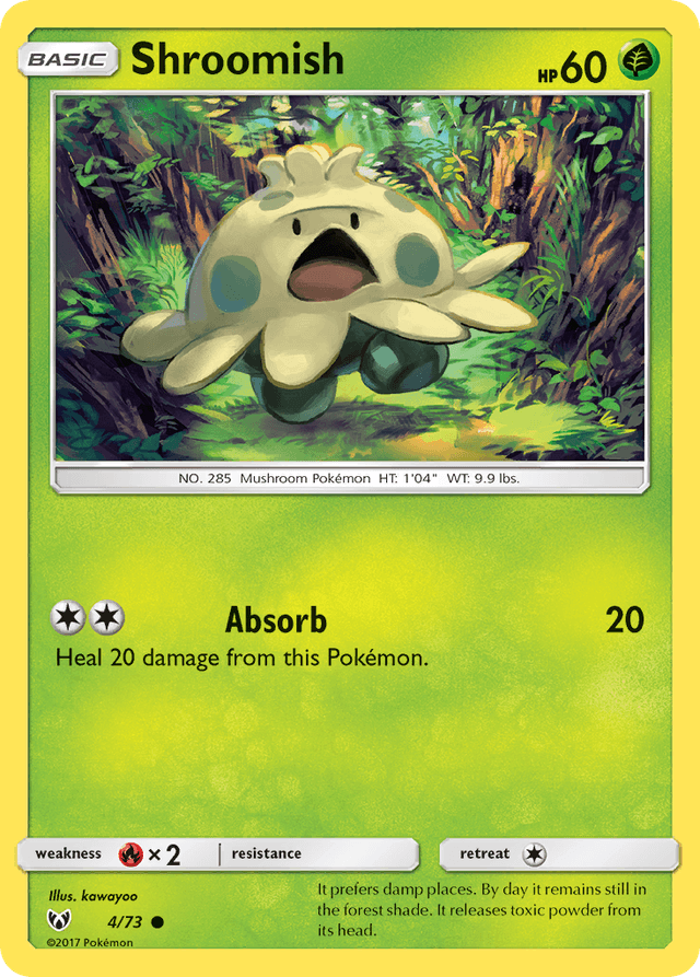 Shroomish — Shining Legends #4