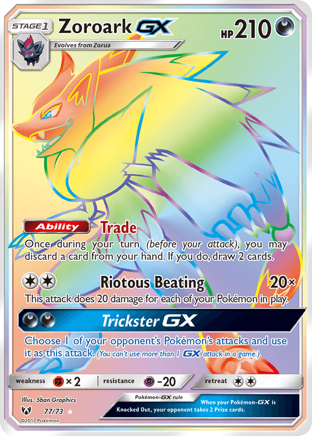Zoroark-GX — Shining Legends #77