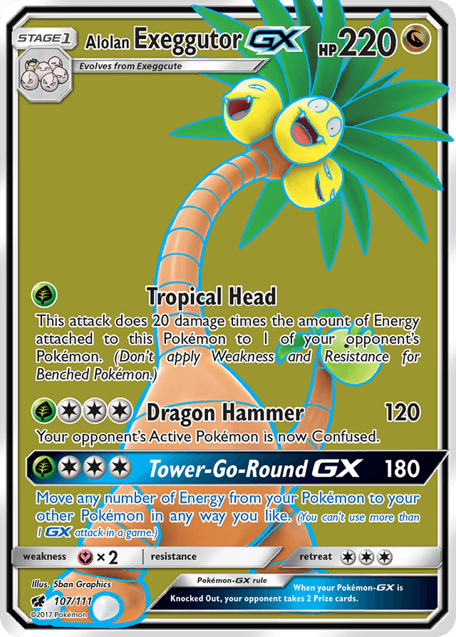 Alolan Exeggutor-GX — Crimson Invasion #107