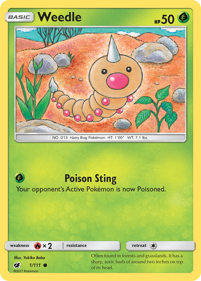 Weedle — Crimson Invasion #1