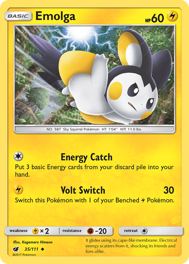 Emolga — Crimson Invasion #35