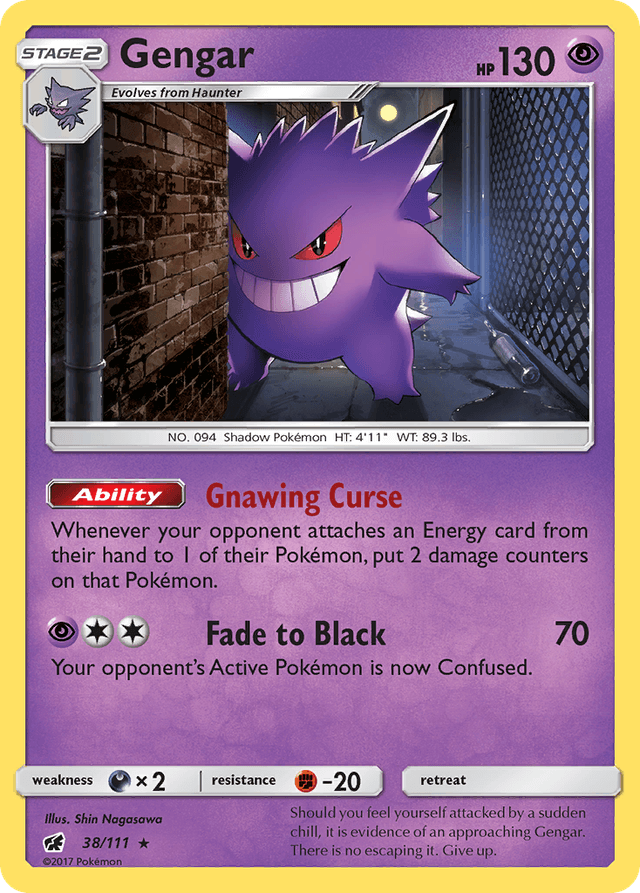 Gengar — Crimson Invasion #38