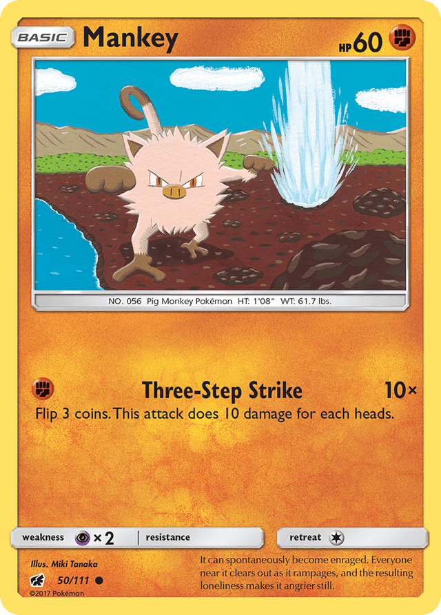 Mankey — Crimson Invasion #50
