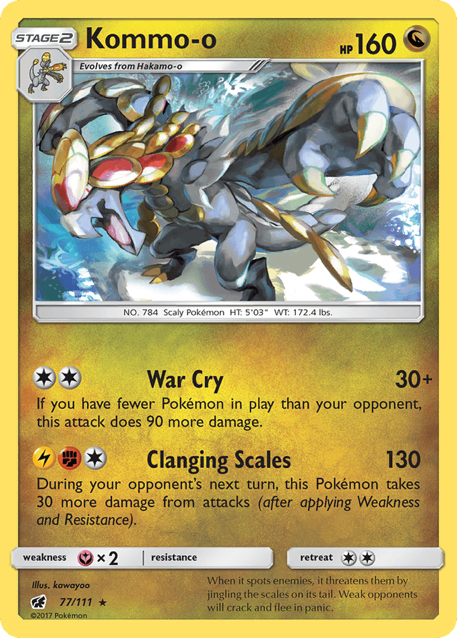 Kommo-o — Crimson Invasion #77