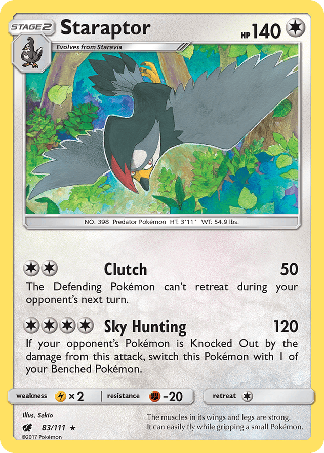 Staraptor — Crimson Invasion #83