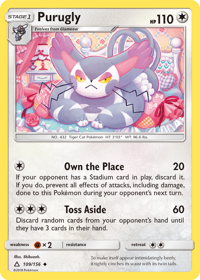 Purugly — Ultra Prism #109