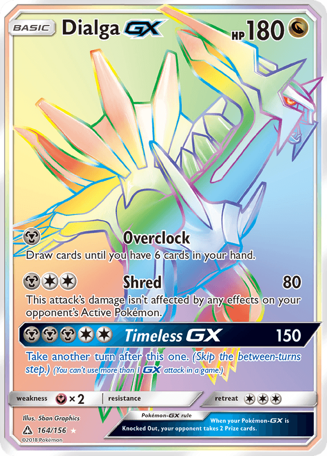 Dialga-GX — Ultra Prism #164