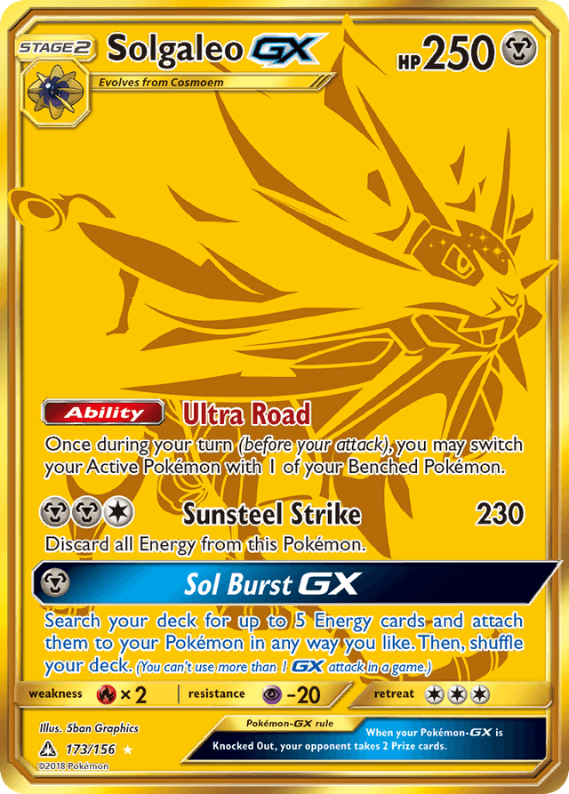 Solgaleo-GX — Ultra Prism #173