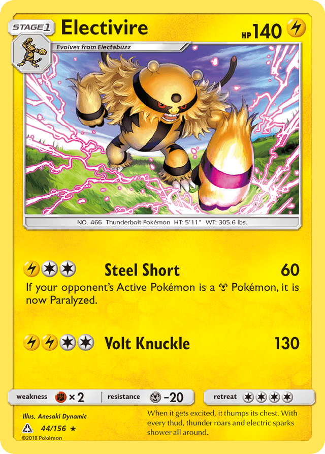 Electivire — Ultra Prism #44
