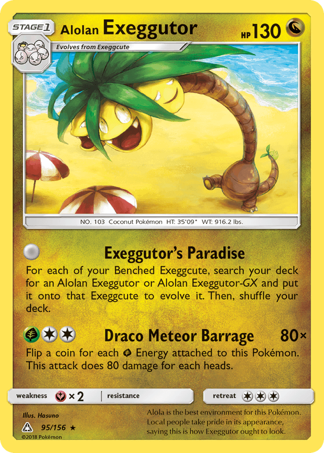 Alolan Exeggutor — Ultra Prism #95