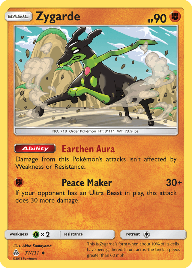 Zygarde — Forbidden Light #71