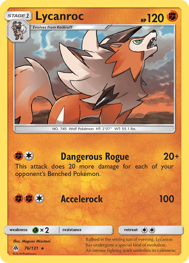 Lycanroc — Forbidden Light #76