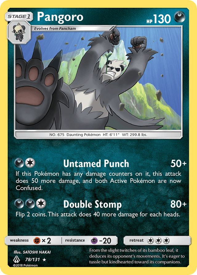 Pangoro — Forbidden Light #78